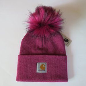 Carhartt Beanie Handmade in USA Pom Cap